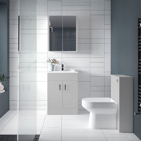 20 Grey Light Grey Modern Bathroom