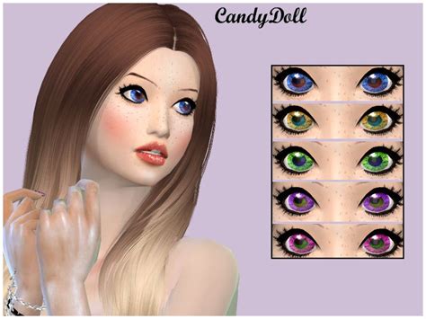 Super Cute Real Looking Dolly Eyes For Your Female Sims Looks And Goes