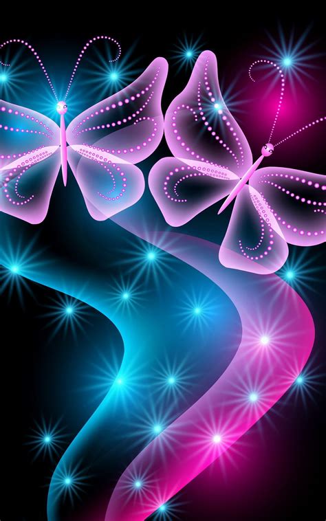 Free Download Free Butterfly Wallpaper For Kindle Fire Hd Pink Sparkle