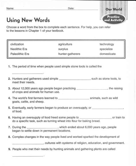 Worksheet 6th Grade Social Studies Worksheets Three — Db