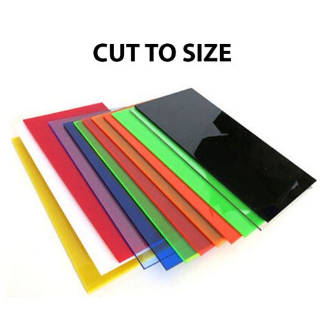 Cut To Size Color Acrylic Sheet Cast Acme Plastics Inc