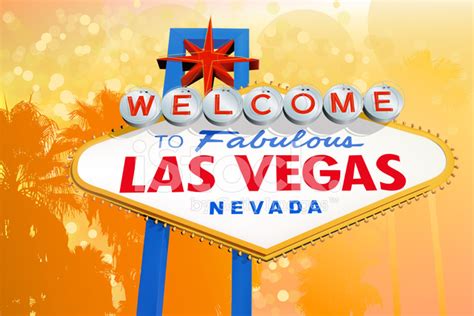 Welcome To Fabulous Las Vegas Sign Vector Stock Photo Royalty Free