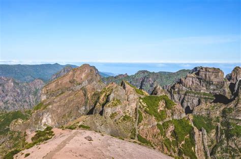 Paisagem Vulcânica Da Montanha De Madeira Imagem De Stock Imagem De