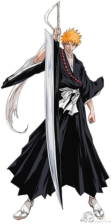 Ichigo Kurosaki From The Bleach Manga Holding Soul Reaper Bleach Manga