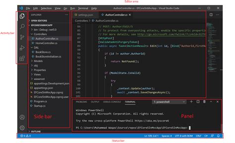 Visual Studio Code User Interface Visual Studio Code Tutorial