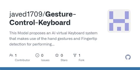 Github Javed1709gesture Control Keyboard This Model Proposes An Ai