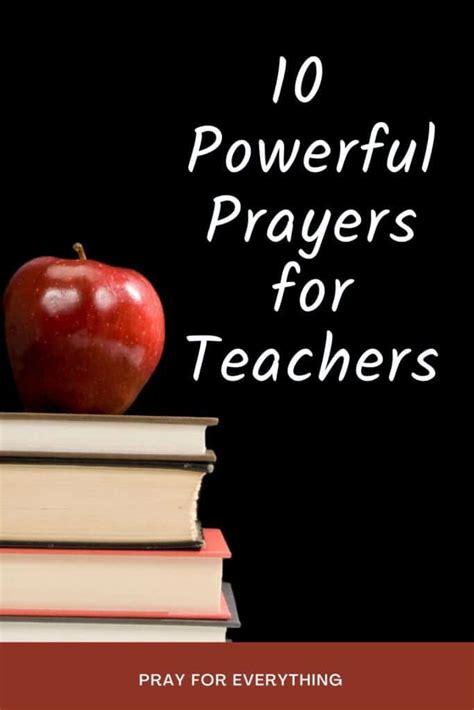 10 Powerful Prayers For Teachers