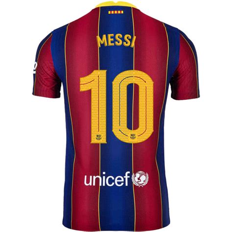 202021 Nike Lionel Messi Barcelona Home Match Jersey Soccerpro