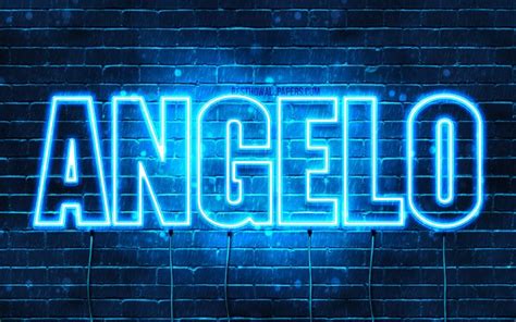 Download Wallpapers Angelo 4k Wallpapers With Names Horizontal Text