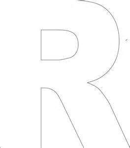 Large Letter R Printable