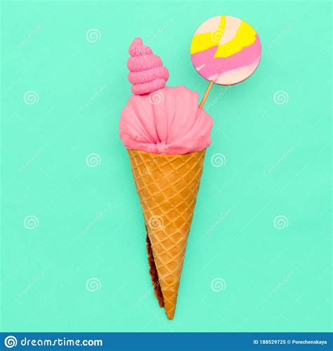 Candy Ice Cream Sweet Fashion Art Flatlay Design Stock Image Image Of Cakes Food 188529725