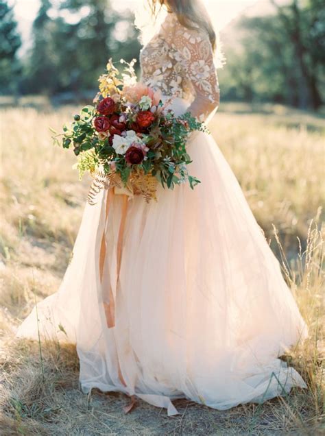 These Fall Wedding Dresses Won T Just Keep You Warm They Ll Make You Sparkle Long Sleeve
