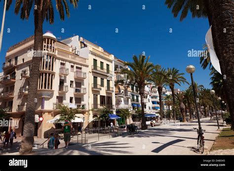 Costa Dorada Sitges Spain Stock Photo Alamy