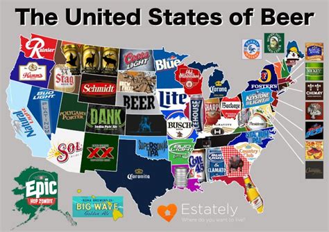 The United States Of Beer—a Rebuttal To Budweisers America Beer Map