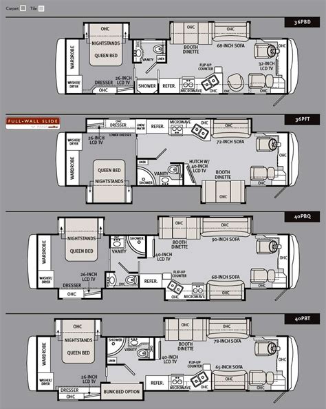 900 x 407 png 26 кб. 2011 Monaco Cayman luxury motorhome floorplans | Living in ...