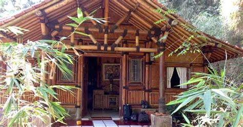 interior rumah bambu minimalis