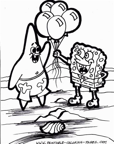 Spongebob And Patrick Coloring Pages Clip Art Library
