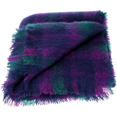Mohair Blanket Throw Large Donegal Design