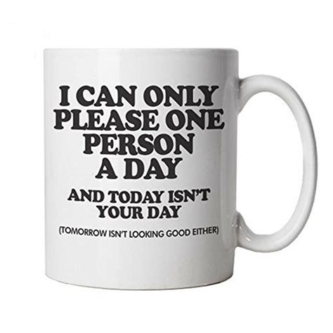 Buy Vectorbomb I Can Only Please One Person A Day Funny Novelty Mug