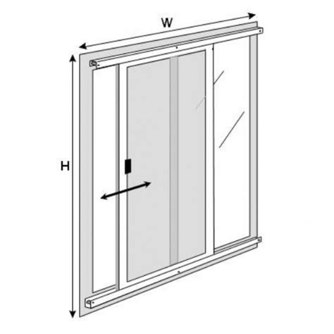Measure for window screens . Sliding Fly Screen for Patio Doors (Made-to-Measure) | Streme