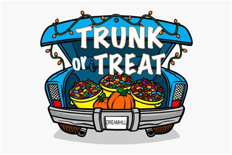 Trunck Or Treat Halloween Trunk Or Treat Clipart Free Transparent