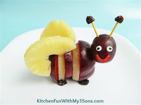 Spring Bumble Bee Fruit Snack Kitchen Fun With My 3 Sons
