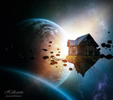 Inspiration 22 Floating House In Space