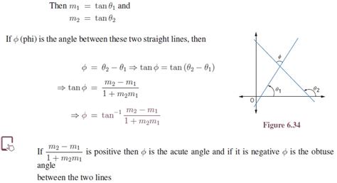 Angle Between Two Straight Lines Definition Equation Formula Solved