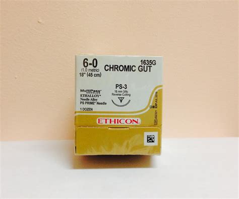 Ethicon 1635g Surgical Gut Suture Chromic