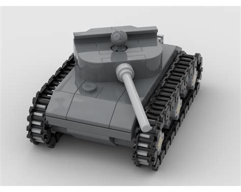 Lego Moc Micro Tank Mk1 By Tec Sau Rebrickable Build With Lego