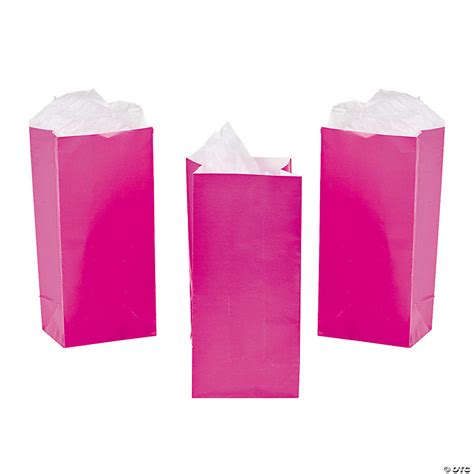 Mini Hot Pink Treat Bags Oriental Trading