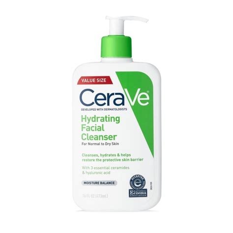 Cerave Hydrating Facial Cleanser For Normal To Dry Skin The Best Skin