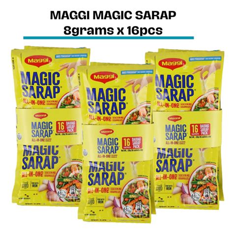 Maggi Magic Sarap All In One Seasoning Granules 8g X 16 Pcs Shopee