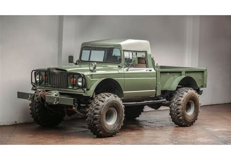 A Custom V8 Kaiser Jeep M715 Pickup Truck On 42 Super Swamper Tires