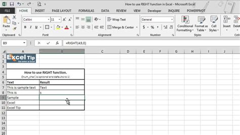 When people create an excel spreadsheet they don't want people to change, they'll often protect individual sheets. How to use RIGHT function in Excel - YouTube