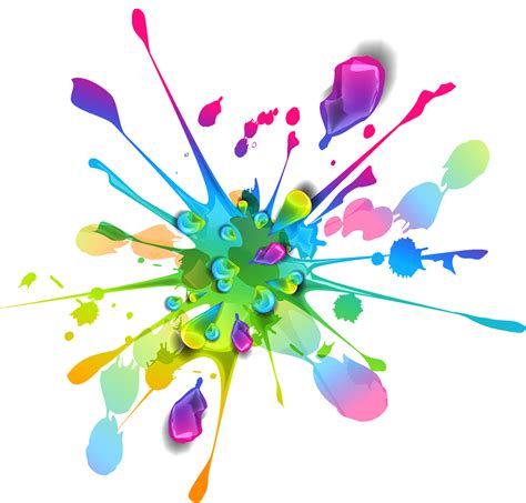 Splash Color Paint Paint Splash Png Download 12001147 Free
