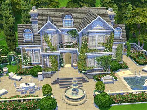 The Sims Resource Sims 4 Cottagecore Manor No Cc