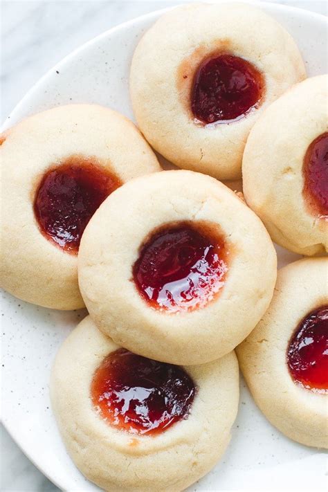 Easy Thumbprint Cookie Recipe With Jam