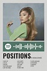 Ariana Grande Positions Album Poster - image analysis deep learning