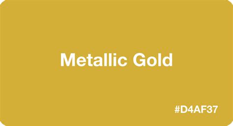 Metallic Gold Color Best Practices Color Codes Palettes And More