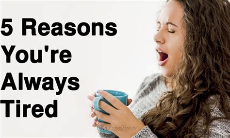 5 Reasons Youre Always Tired Centers For Control And Prevention Always Tired Energy Boosters