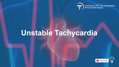 Chapter 15 Unstable Tachycardia American Cpr Care Association Youtube