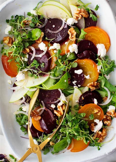 Beet Salad With Goat Cheese And Balsamic Recipe Love And Lemons