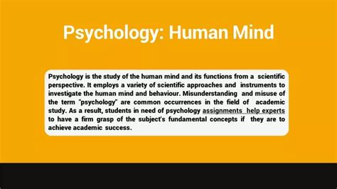 Ppt Psychology Human Mind Powerpoint Presentation Free Download Id