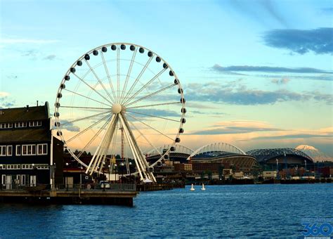 The branson ferris wheel boasts spectacular views of the famed entertainment corridor and the picturesque ozark mountains. Seattle Great Ferris Wheel - Pier 57 Ferris Wheel