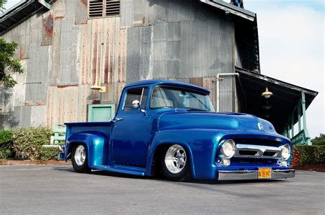 This Slammed 1956 Ford F 100 Is A One Man Backyard Build Have You Ever