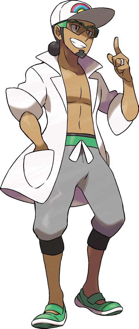 Professor Kukui Pokemon Pokemon Characters Pokemon Sun Hot Sex Picture