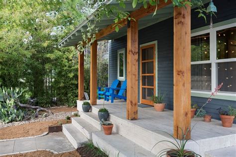 Cedar Porch Columns Style — Extravagant Porch And Landscape Ideas