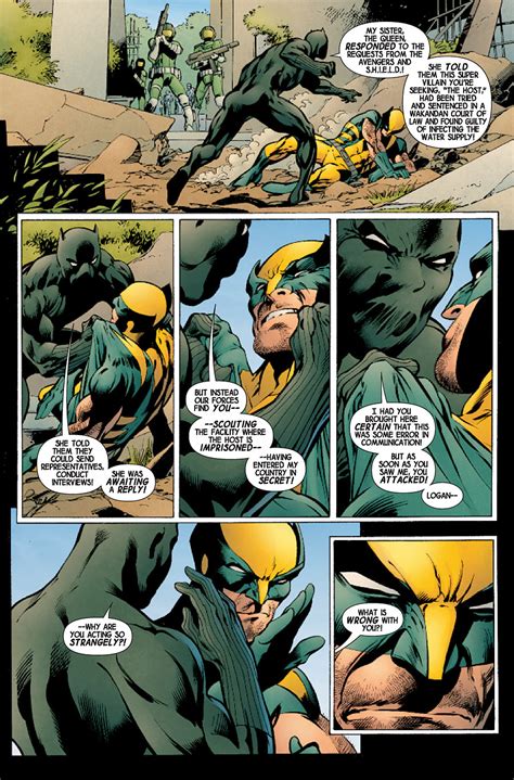 Ghettomanga Wolverine Vs The Black Panther Fight