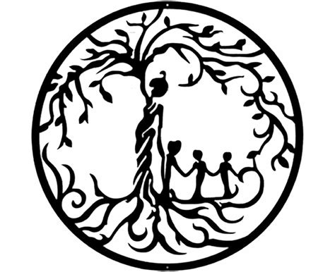 Metal Wall Art, Tree Of Life Metal Wall Art, Metal Tree Family Sign